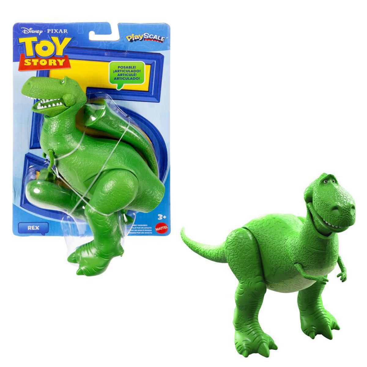 FIGURA ACCIÓN TOY STORY REX PIXAR PROJECT TARGET