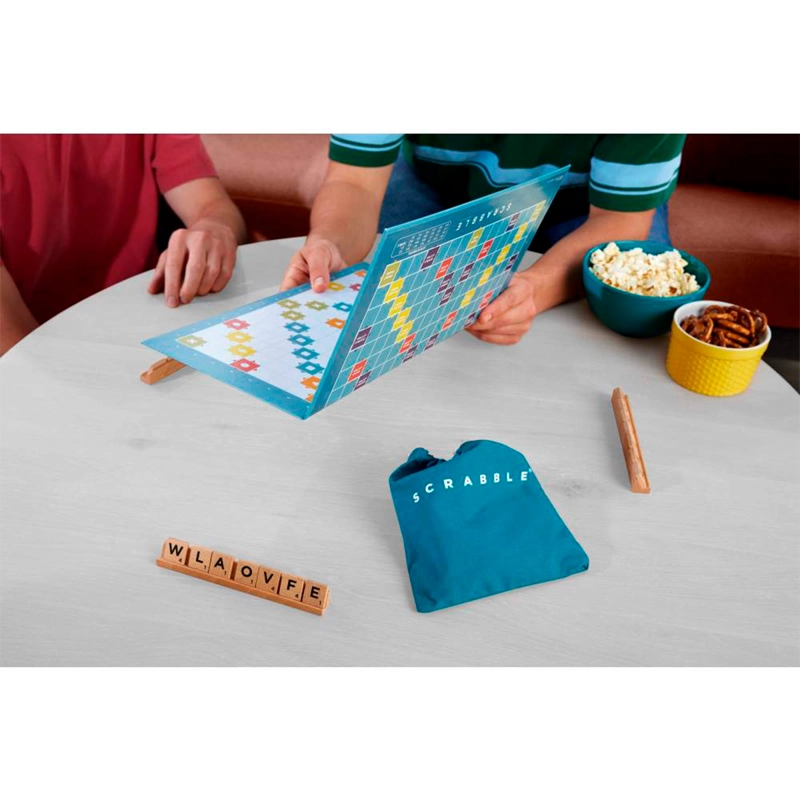 SCRABBLE JUEGO DE MESA DE MADERA CLÁSICO 8+ AÑOS - 5
