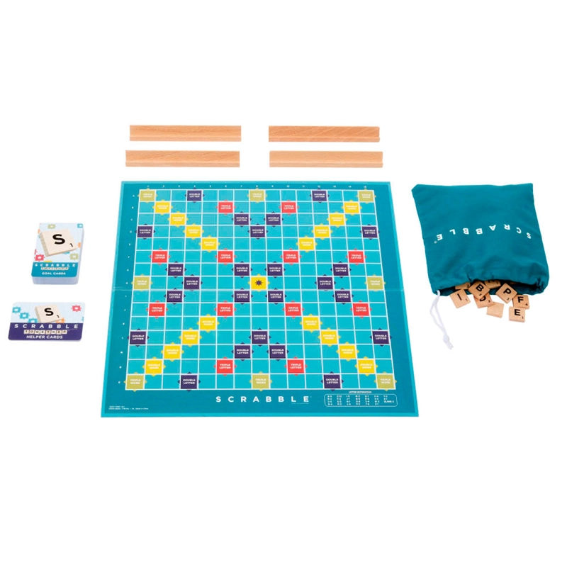 SCRABBLE JUEGO DE MESA DE MADERA CLÁSICO 8+ AÑOS - 7
