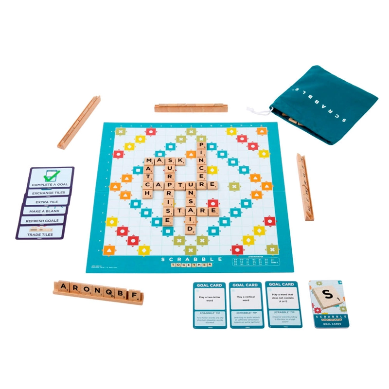 SCRABBLE JUEGO DE MESA DE MADERA CLÁSICO 8+ AÑOS - 9