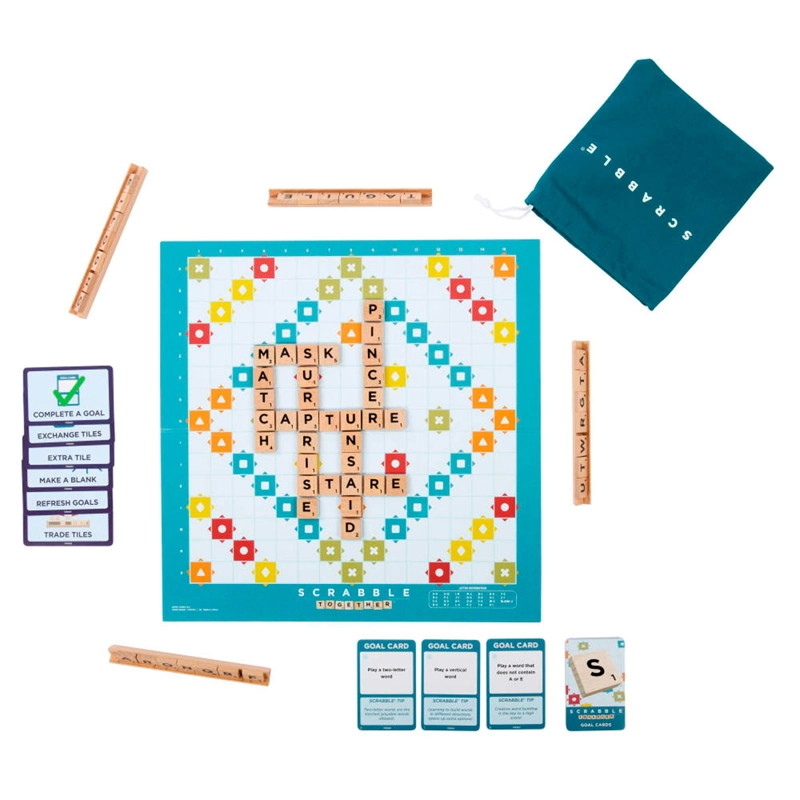 SCRABBLE JUEGO DE MESA DE MADERA CLÁSICO 8+ AÑOS - 10