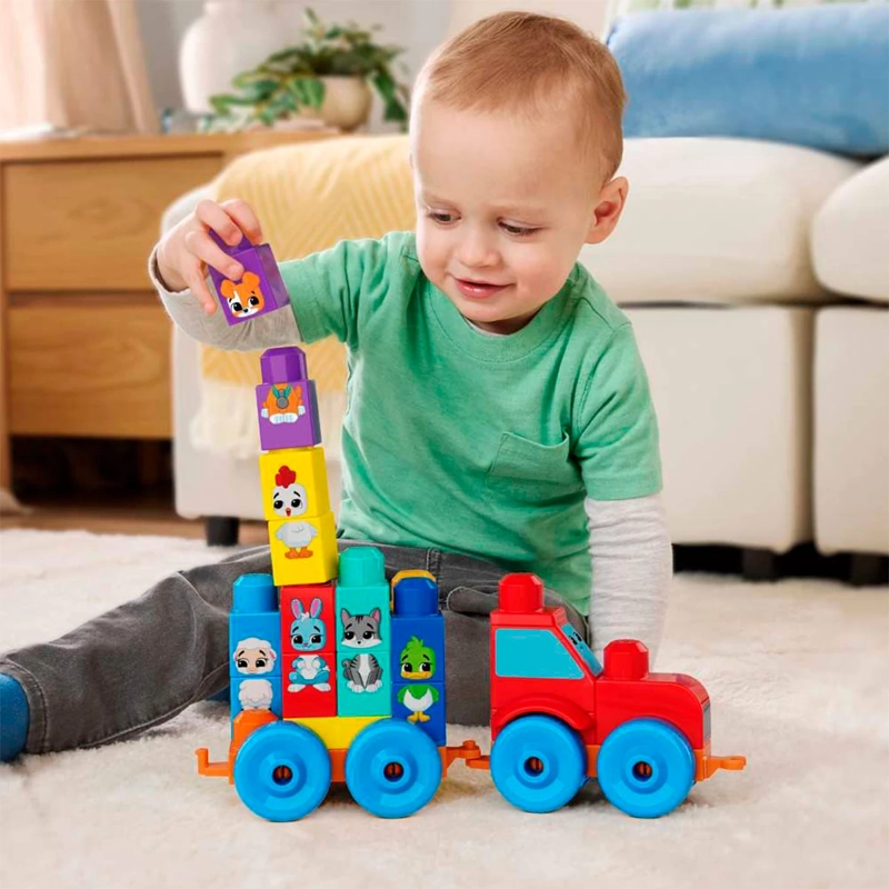 TRACTOR ARMA Y COMBINA MEGA BLOKS 1.5 AÑOS EN ADELANTE - 2
