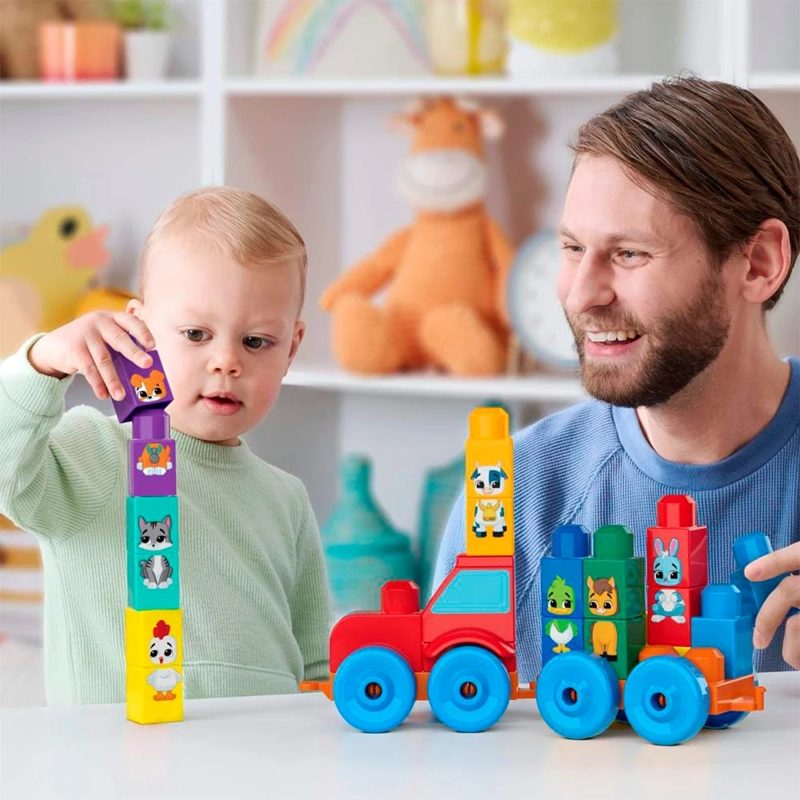 TRACTOR ARMA Y COMBINA MEGA BLOKS 1.5 AÑOS EN ADELANTE - 6