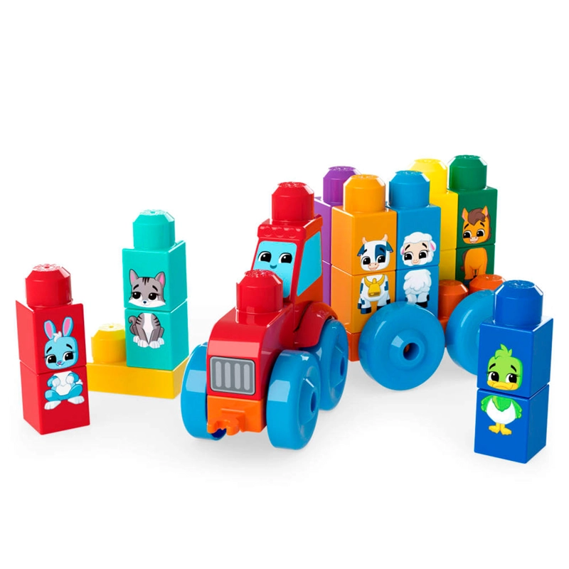 TRACTOR ARMA Y COMBINA MEGA BLOKS 1.5 AÑOS EN ADELANTE - 7