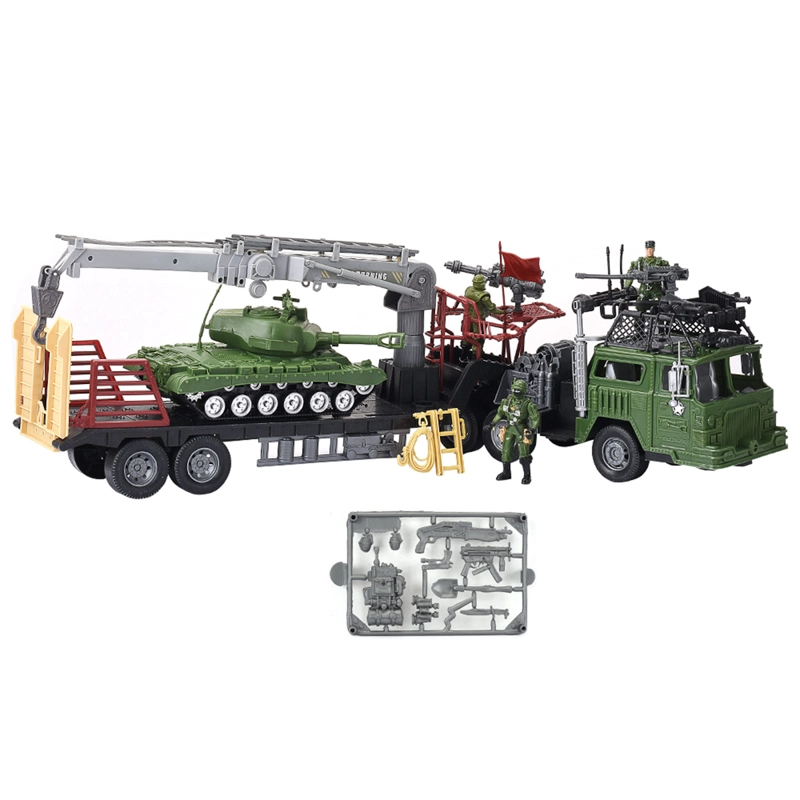 SET DE JUEGO MILITAR ULTRA TOYS CON TRANSPORTADOR TANQUE Y SOLDADOS - 2