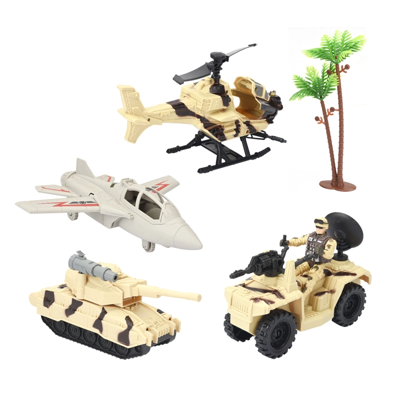 SET DE JUEGO MILITAR ULTRA TOYS RESCATE REAL HERO CON AVIÓN Y TANQUE - 1