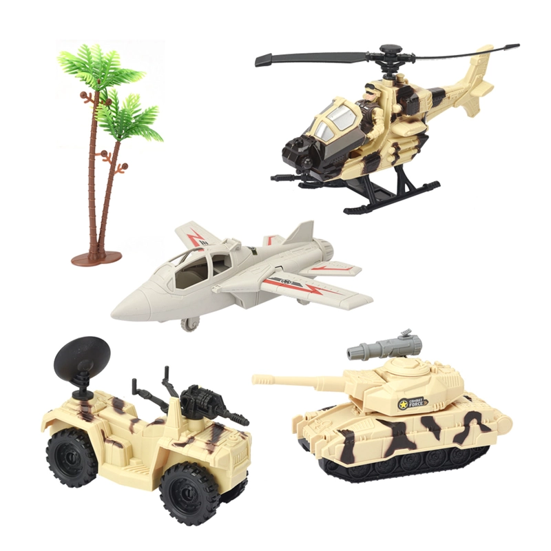 SET DE JUEGO MILITAR ULTRA TOYS RESCATE REAL HERO CON AVIÓN Y TANQUE - 3
