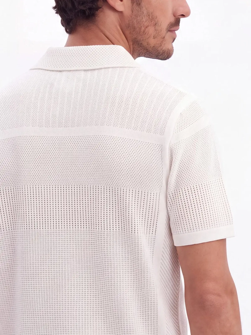 CAMISA HOMBRE SPAVALDI MANGA CORTA LISA - 4