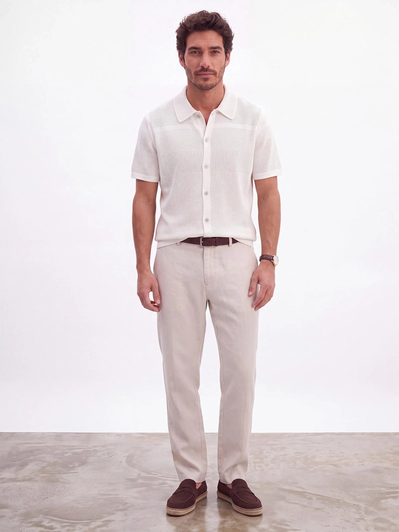 CAMISA HOMBRE SPAVALDI MANGA CORTA LISA - 5