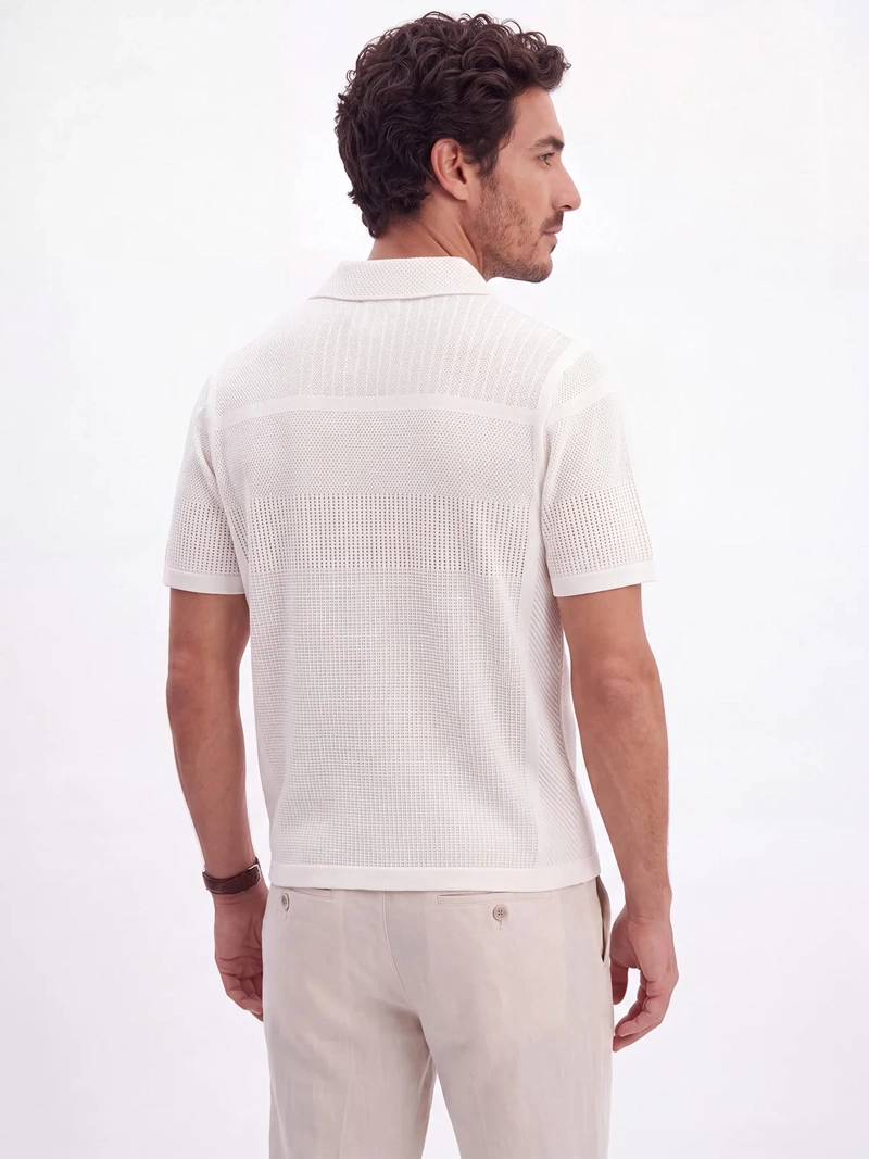 CAMISA HOMBRE SPAVALDI MANGA CORTA LISA - 2