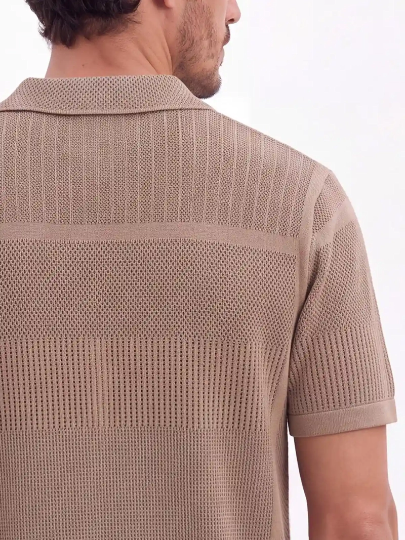 CAMISA HOMBRE SPAVALDI MANGA CORTA LISA - 3