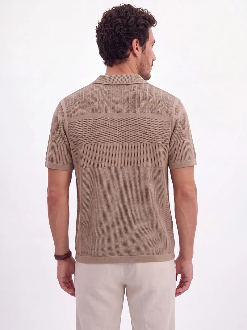 CAMISA HOMBRE SPAVALDI MANGA CORTA LISA - 2