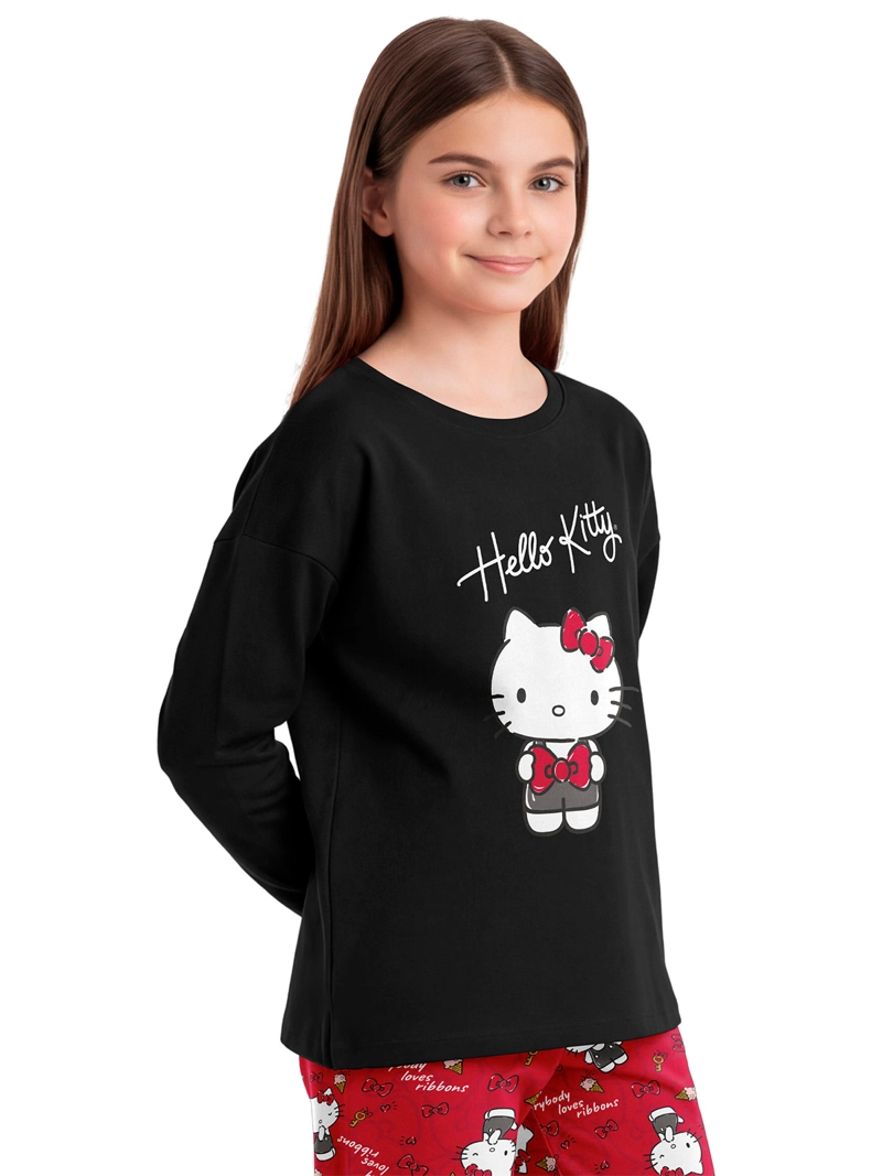 PIJAMA NIÑA TOP HELLO KITTY  - 2