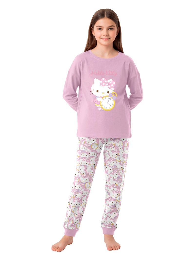 PIJAMA NIÑA TOP HELLO KITTY