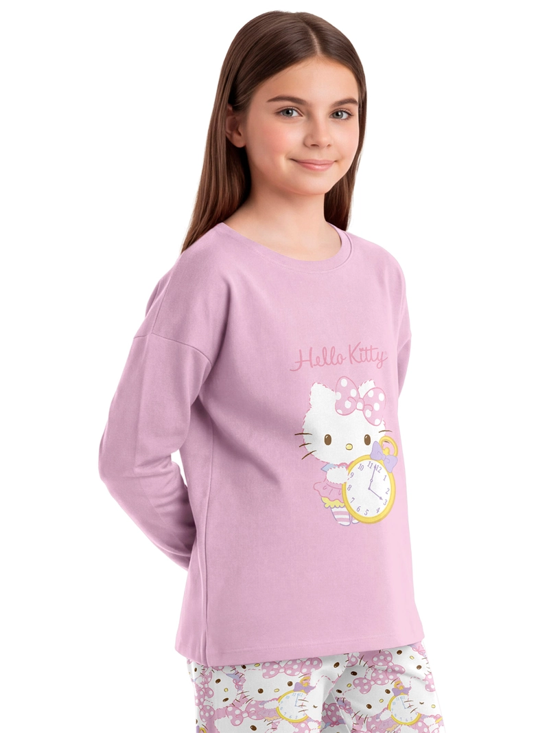 PIJAMA NIÑA TOP HELLO KITTY  - 2