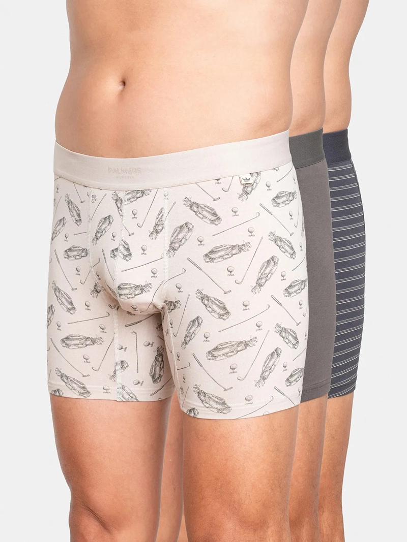 PACK X3 BÓXER HOMBRE PALMERS ALGODÓN MEDIO TIMELESS PASSIONS - 1