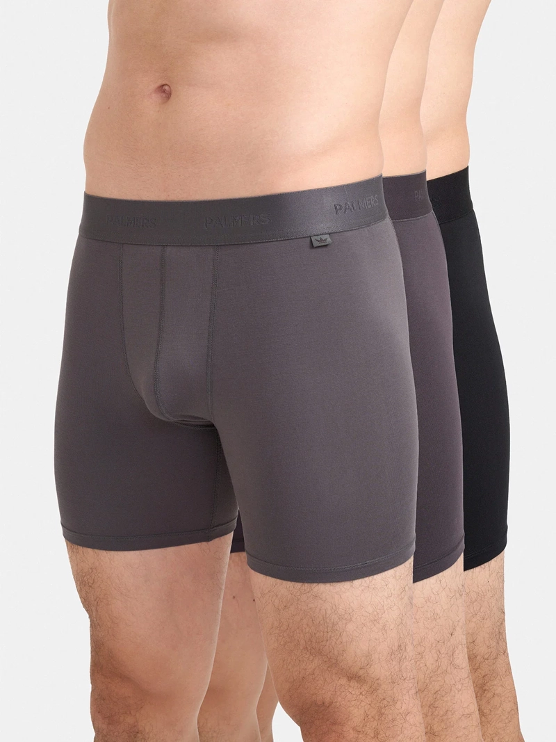 PACK X3 BÓXER HOMBRE PALMERS BAMBÚ MEDIO - 1