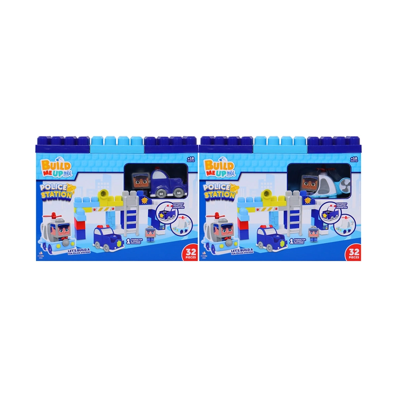 BLOQUES DE CONSTRUCCIÓN BUILD ME UP MAXI ESTACIÓN DE POLICIA 32 PIEZAS - 3