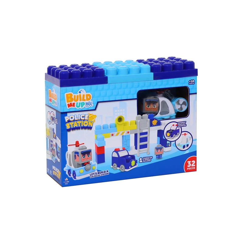 BLOQUES DE CONSTRUCCIÓN BUILD ME UP MAXI ESTACIÓN DE POLICIA 32 PIEZAS - 4