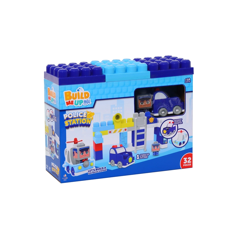BLOQUES DE CONSTRUCCIÓN BUILD ME UP MAXI ESTACIÓN DE POLICIA 32 PIEZAS - 6