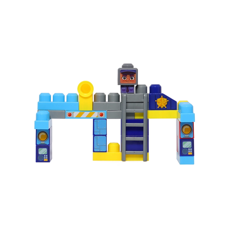 BLOQUES DE CONSTRUCCIÓN BUILD ME UP MAXI ESTACIÓN DE POLICIA 32 PIEZAS - 9