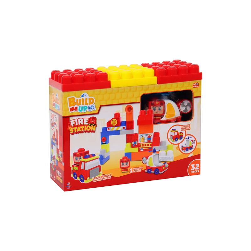 BLOQUES DE CONSTRUCCIÓN BUILD ME UP MAXI ESTACIÓN DE BOMBEROS 32 PIEZAS - 5