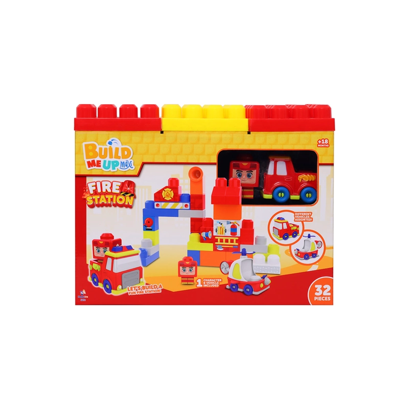 BLOQUES DE CONSTRUCCIÓN BUILD ME UP MAXI ESTACIÓN DE BOMBEROS 32 PIEZAS - 6