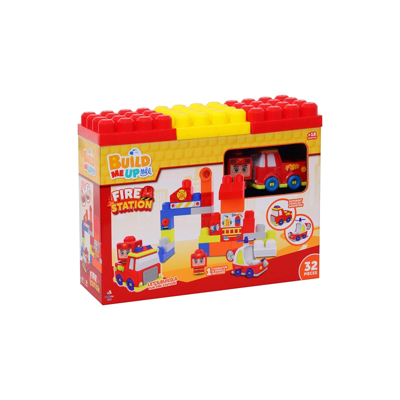 BLOQUES DE CONSTRUCCIÓN BUILD ME UP MAXI ESTACIÓN DE BOMBEROS 32 PIEZAS - 7