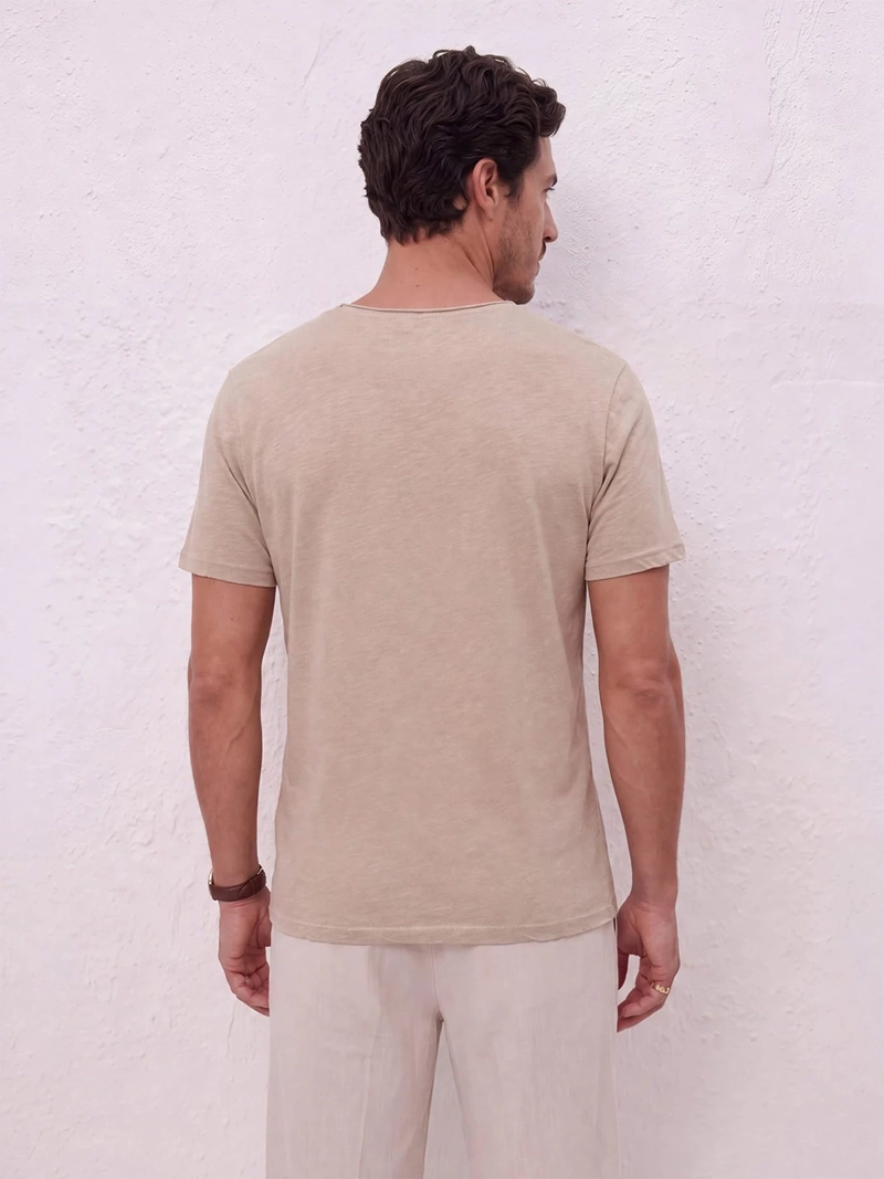 POLERA HOMBRE SPAVALDI ALGODÓN CUELLO REDONDO - 2