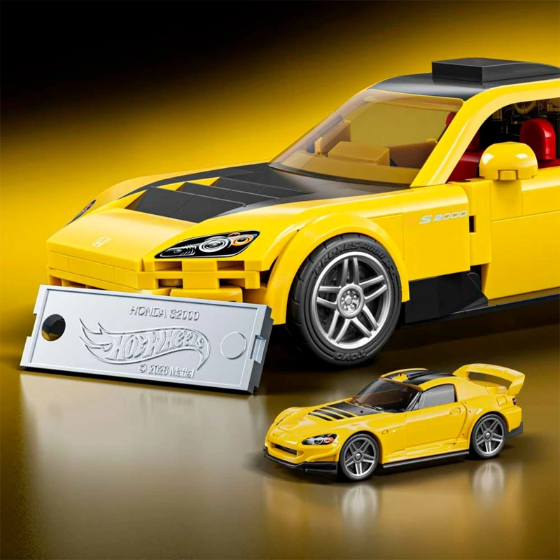 MATTEL BRICK SHOP HOT WHEELS CONSTRUCCIÓN SPEED HONDA 10+ - 5