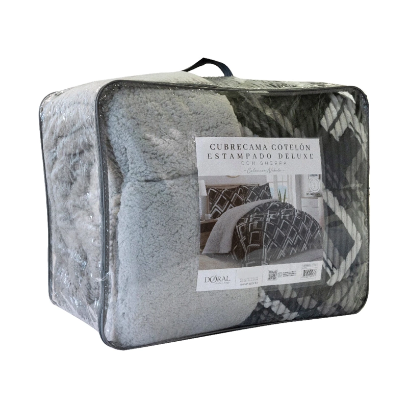 CUBRECAMA DORAL COTELON ESTAMPADO SÚPER KING D3 - 4
