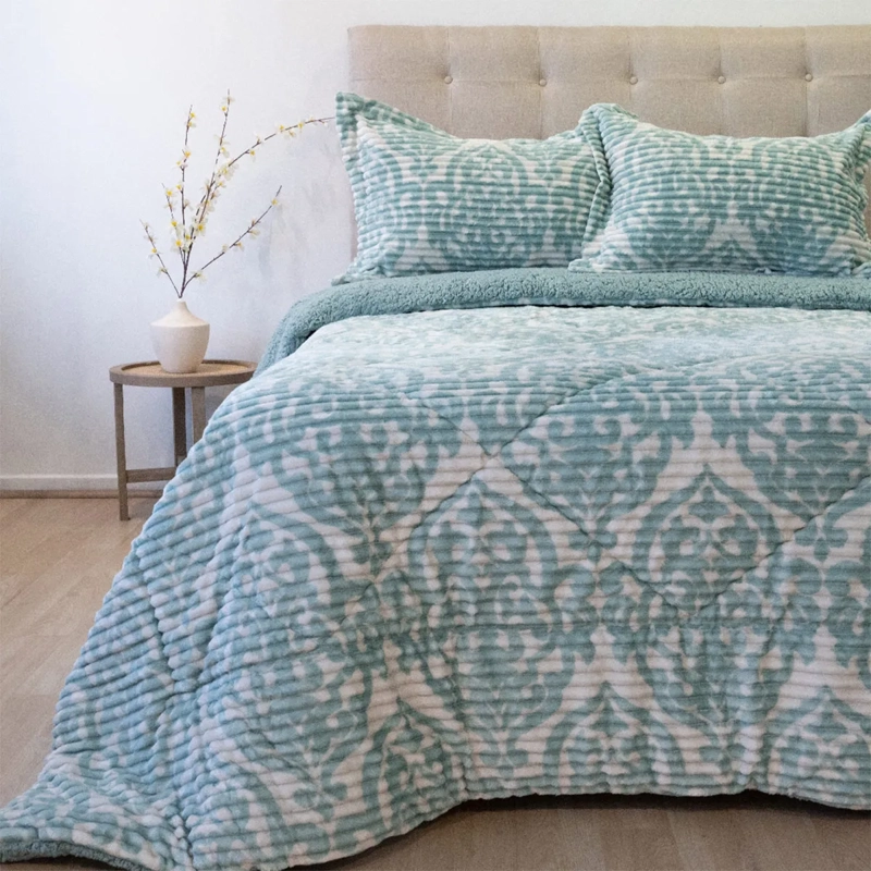 CUBRECAMA DORAL COTELON ESTAMPADO SÚPER KING D4 - 1