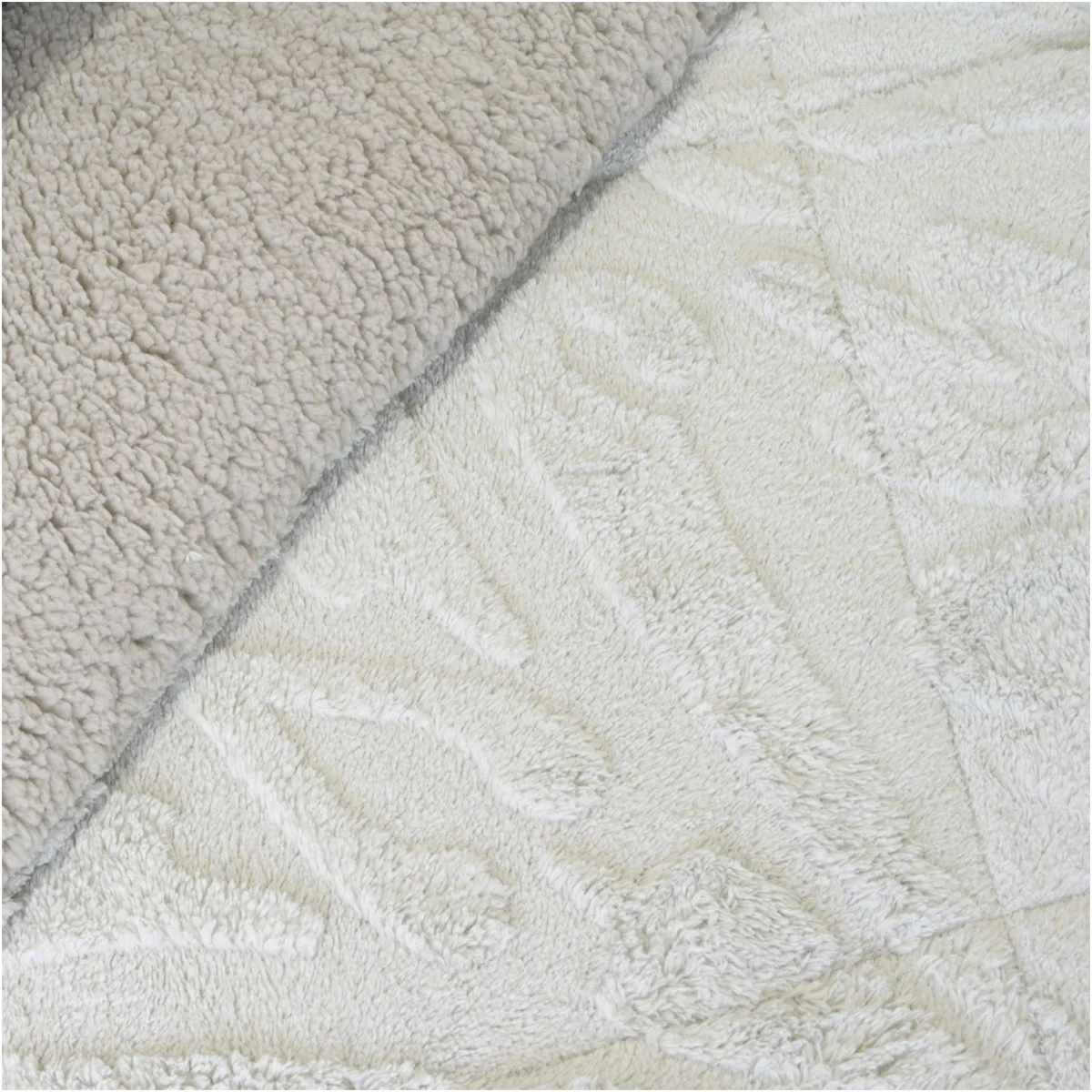 CUBRECAMA DORAL JACQUARD SHERP 2 P BEIGE - 3