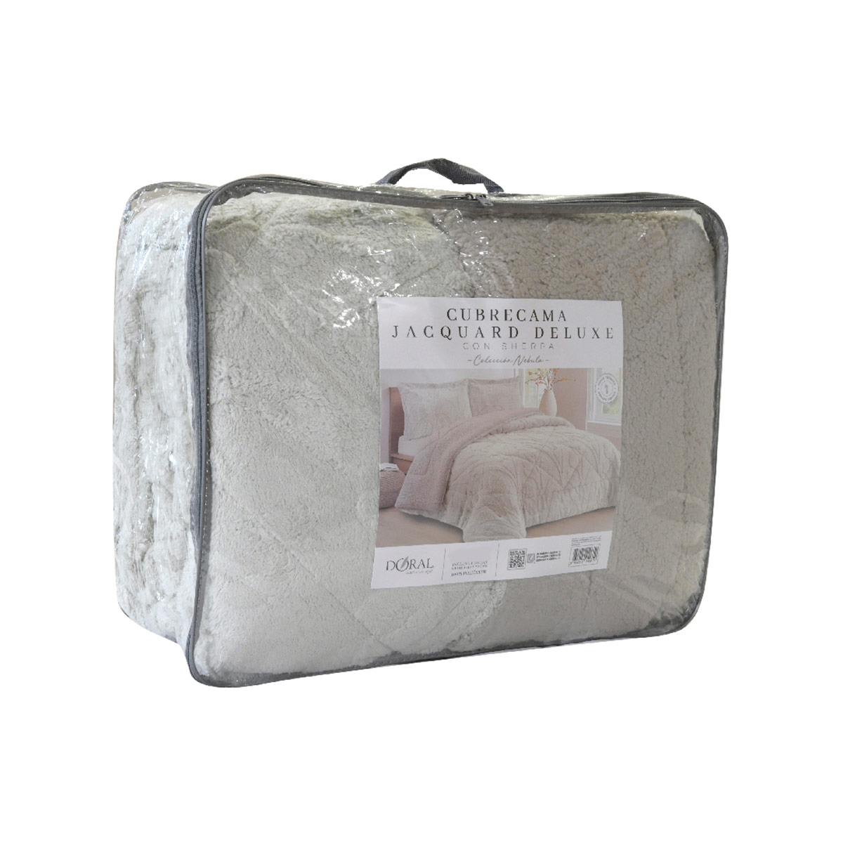 CUBRECAMA DORAL JACQUARD SHERP 3 P BEIGE - 4
