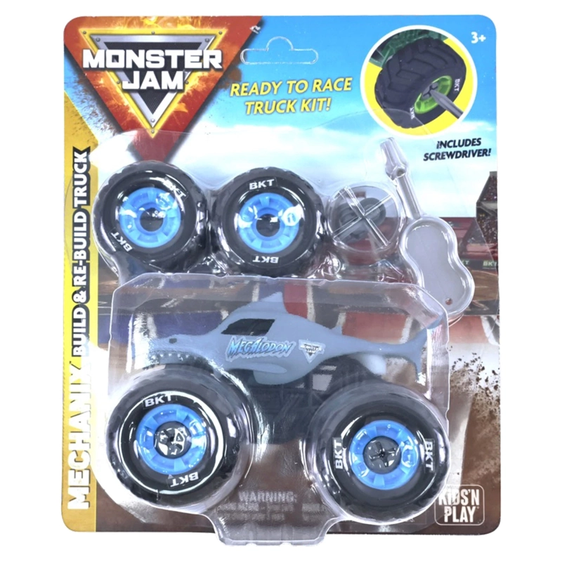 AUTO DE JUGUETE MONSTER JAM MEGALODON MECHANIX 1:43 - 5