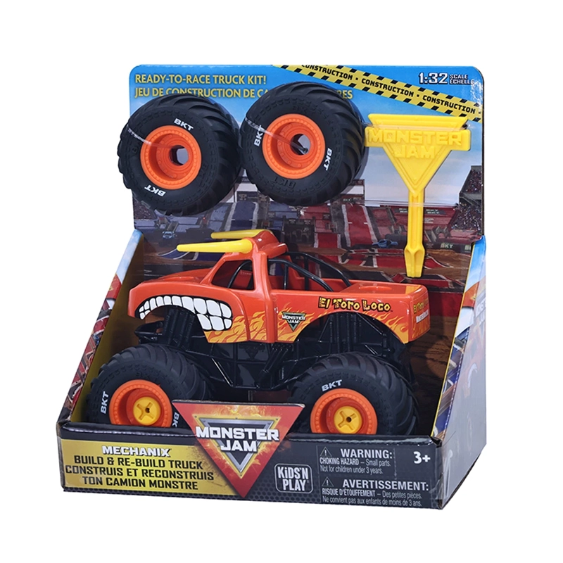 AUTO DE JUGUETE MONSTER JAM EL TORO LOCO MECHANIX 1:32 - 3