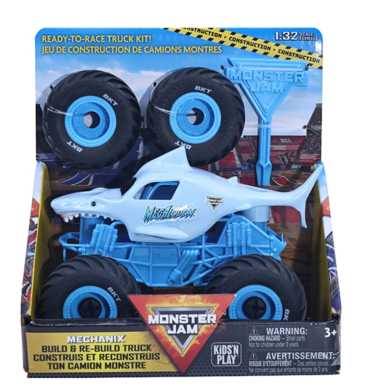 AUTO DE JUGUETE MONSTER JAM MEGALODON MECHANIX 1:32 - 4