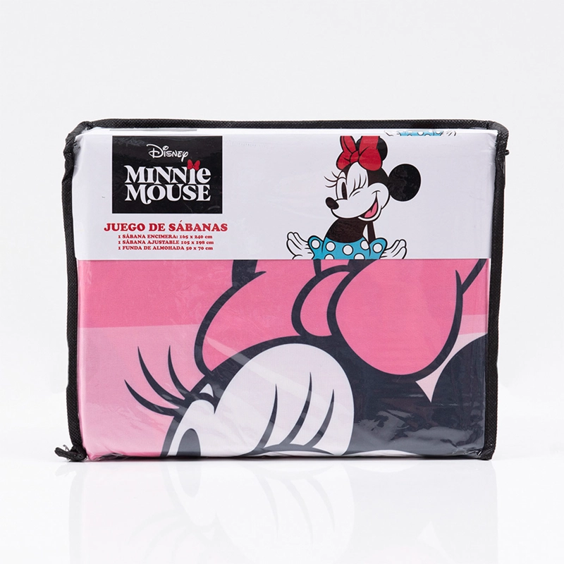 JUEGO DE SÁBANAS MINNIE DOTS P 1.5 PLAZAS - 3