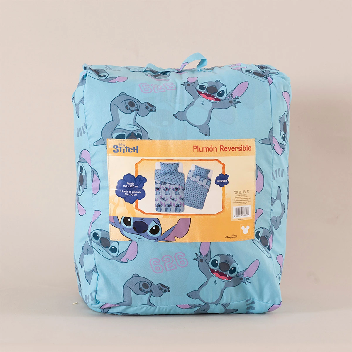 PLUMÓN DISNEY STITCH CELESTE 1.5 PLAZAS - 3