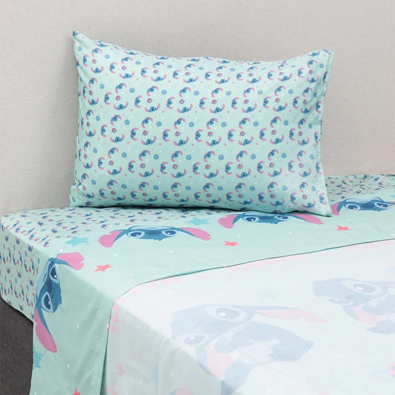 JUEGO DE SÁBANAS DISNEY STITCH PLANETA 1.5 PLAZAS - 1
