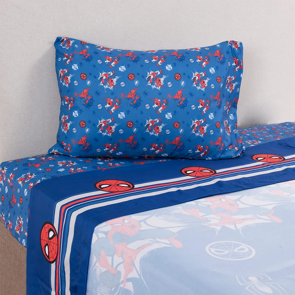 JUEGO DE SÁBANAS SPIDERMAN NEW AZUL 1.5 PLAZAS - 1