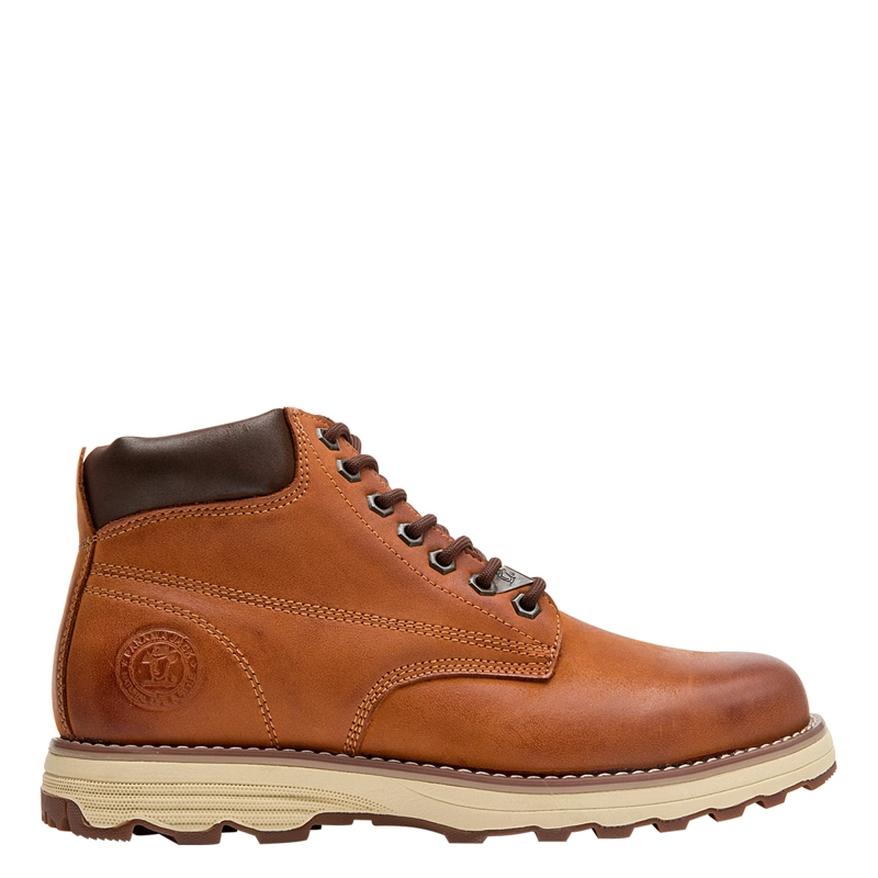BOTINES HOMBRE PANAMA JACK CAFÉ PJH0078 CUERO