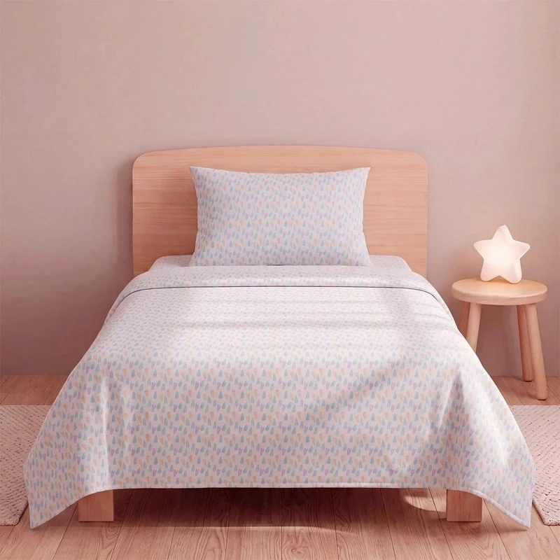JUEGO DE SÁBANAS RIPLEY HOME ESTAMPADA 1.5 PLAZAS ANIMAL PRINT PALM - 1