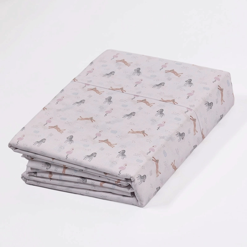 JUEGO DE SÁBANAS RIPLEY HOME ESTAMPADA 1.5 PLAZAS ANIMAL PRINT ZOO  - 4