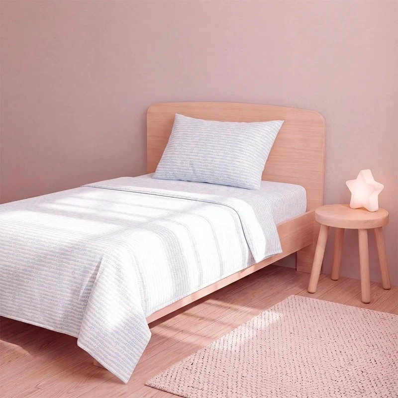 JUEGO DE SÁBANAS RIPLEY HOME ESTAMPADA 1.5 PLAZAS CORAZONES - 2