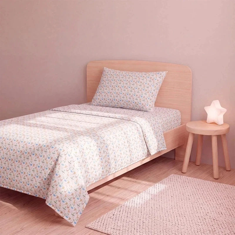 JUEGO DE SÁBANAS RIPLEY HOME ESTAMPADA 1.5 PLAZAS DOGGIE AND CAT SAF - 2