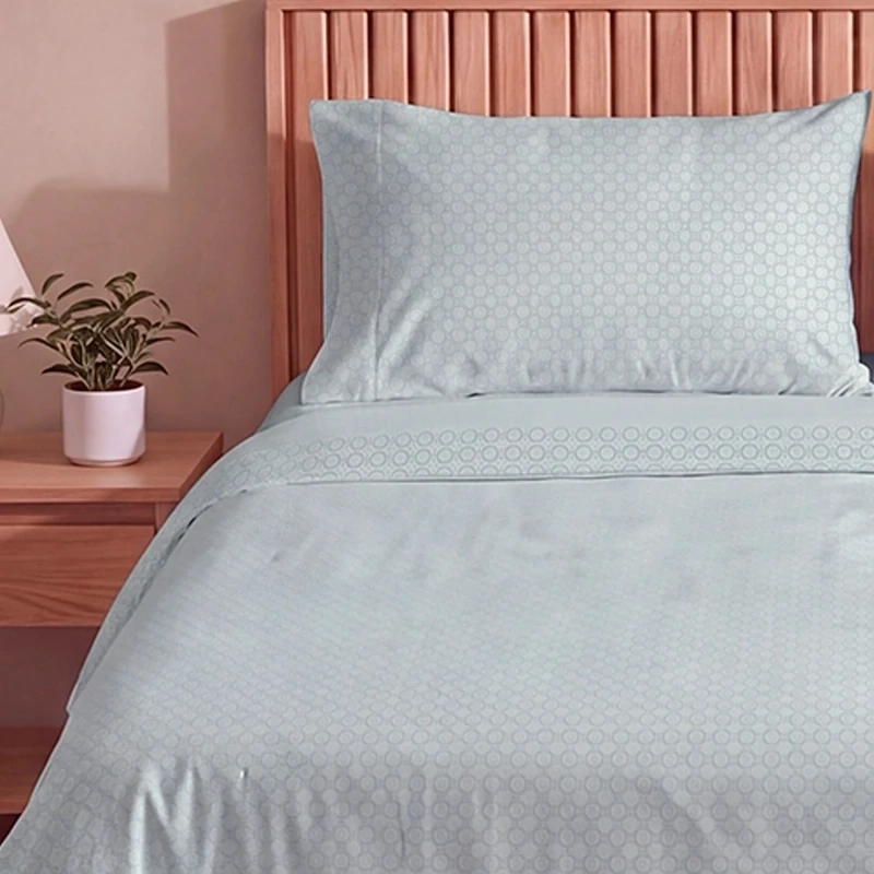 JUEGO DE SÁBANAS RIPLEY HOME ESTAMPADO 144 HILOS 1.5 PLAZAS COLIBRÍ MANDALA - 3
