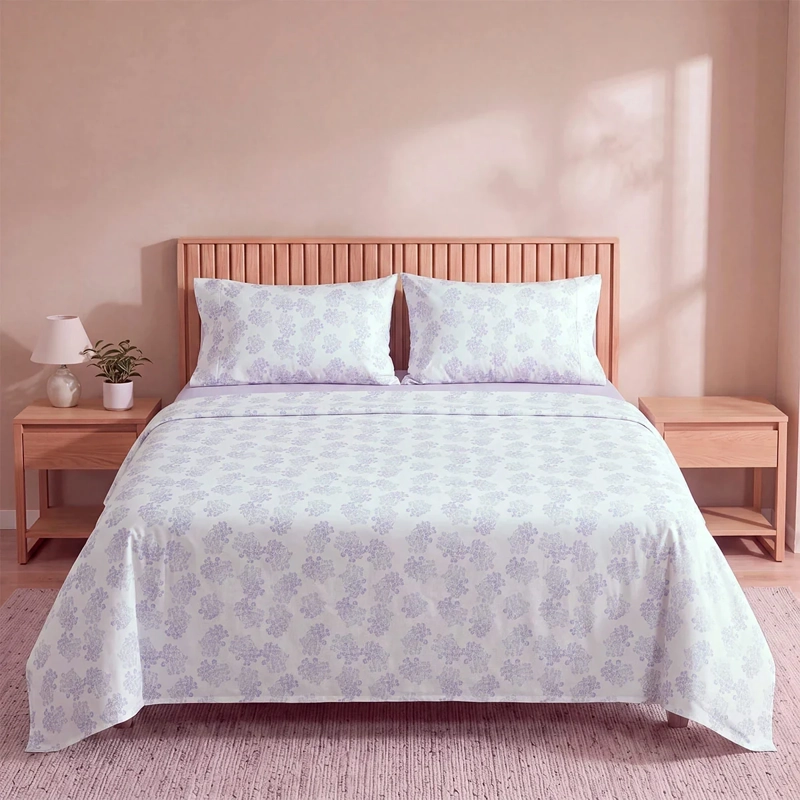 JUEGO DE SÁBANAS RIPLEY HOME ESTAMPADA 180 HILOS KING LIRIO FLORES