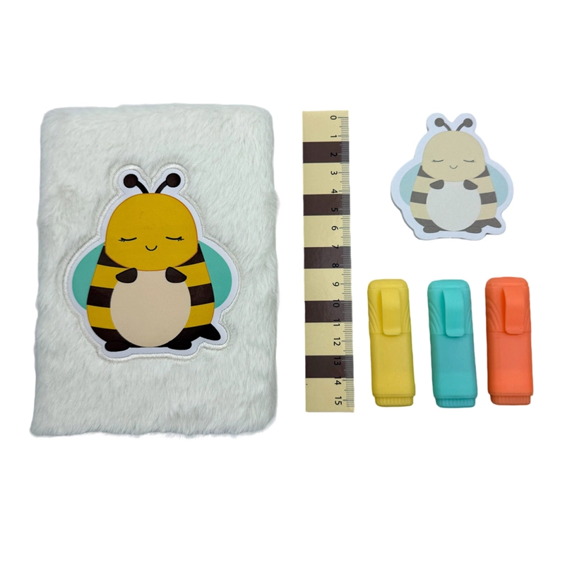 SET HARVEST DORMILON ABEJITA CUADERNO Y DESTACADOR