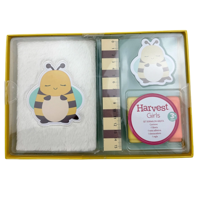 SET HARVEST DORMILON ABEJITA CUADERNO Y DESTACADOR - 2